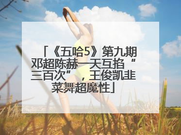 《五哈5》第九期邓超陈赫一天互掐“三百次”，王俊凯韭菜舞超魔性