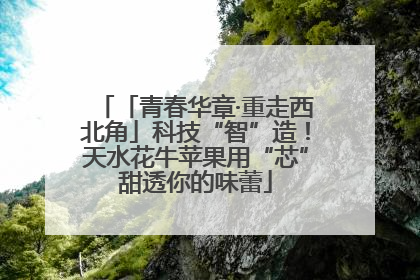 「青春华章·重走西北角」科技“智”造！天水花牛苹果用“芯”甜透你的味蕾