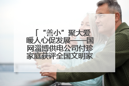 “善小”聚大爱 暖人心促发展——国网淄博供电公司付珍家庭获评全国文明家庭背后的文明密码