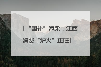 “国补”添柴，江西消费“炉火”正旺