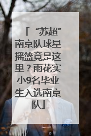 “苏超”南京队球星摇篮竟是这里？雨花实小9名毕业生入选南京队