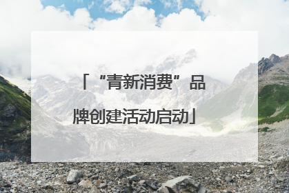 “青新消费”品牌创建活动启动