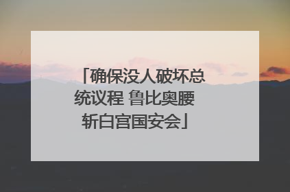 确保没人破坏总统议程 鲁比奥腰斩白宫国安会