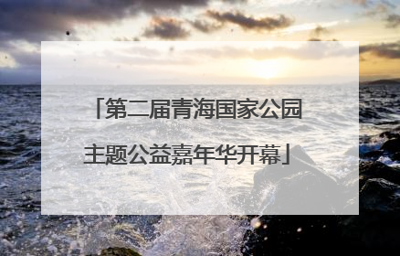 第二届青海国家公园主题公益嘉年华开幕