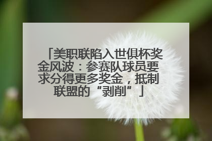 美职联陷入世俱杯奖金风波：参赛队球员要求分得更多奖金，抵制联盟的“剥削”