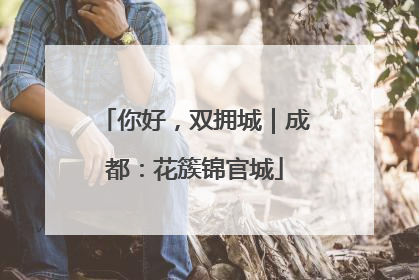 你好，双拥城｜成都：花簇锦官城
