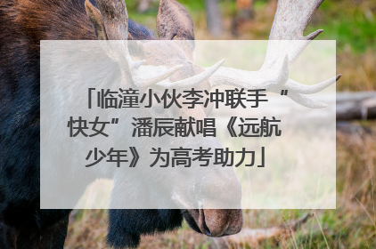 临潼小伙李冲联手“快女”潘辰献唱《远航少年》为高考助力