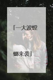 一大波螳螂来袭