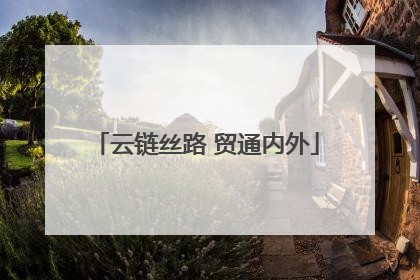 云链丝路 贸通内外