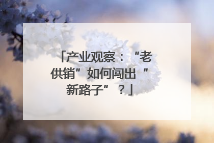 产业观察：“老供销”如何闯出“新路子”？