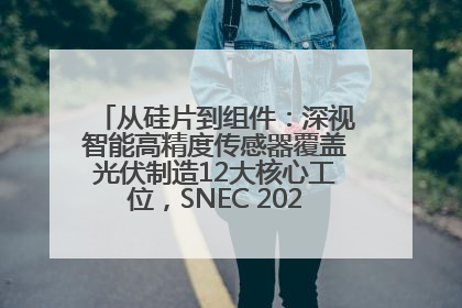 从硅片到组件：深视智能高精度传感器覆盖光伏制造12大核心工位，SNEC 2025诚邀见证