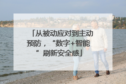 从被动应对到主动预防，“数字+智能”刷新安全感