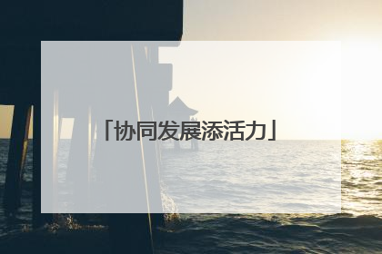 协同发展添活力