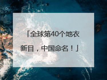 全球第40个地衣新目，中国命名！