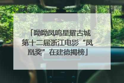 呦呦凤鸣星耀古城 第十二届浙江电影“凤凰奖”在建德揭榜