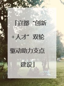 宜都“创新+人才”双轮驱动助力支点建设