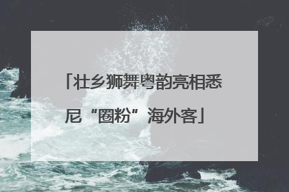 壮乡狮舞粤韵亮相悉尼“圈粉”海外客