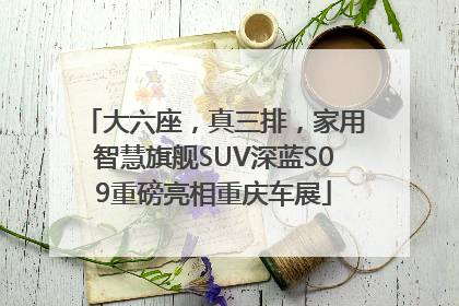 大六座，真三排，家用智慧旗舰SUV深蓝S09重磅亮相重庆车展
