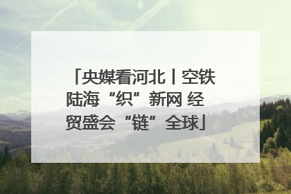 央媒看河北丨空铁陆海“织”新网 经贸盛会“链”全球