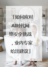 如何应对AI时代网络安全挑战，业内专家给出建议