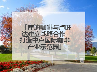 库迪咖啡与卢旺达建立战略合作 打造中卢国际咖啡产业示范园