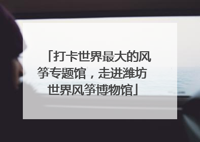 打卡世界最大的风筝专题馆，走进潍坊世界风筝博物馆