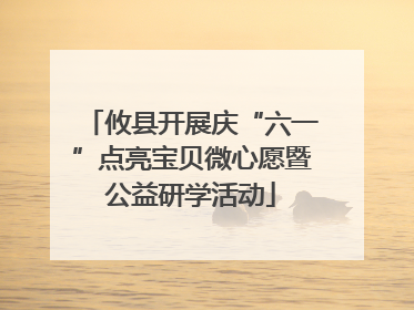 攸县开展庆“六一”点亮宝贝微心愿暨公益研学活动