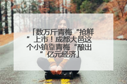 数万斤青梅“抢鲜”上市！成都大邑这个小镇靠青梅“酿出”亿元经济