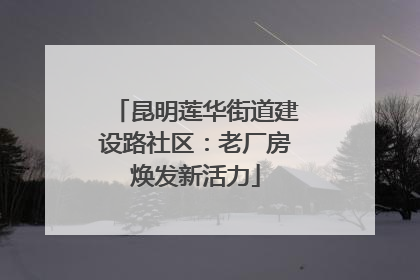 昆明莲华街道建设路社区：老厂房焕发新活力