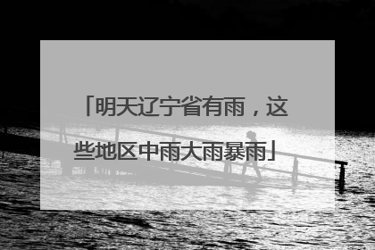 明天辽宁省有雨，这些地区中雨大雨暴雨