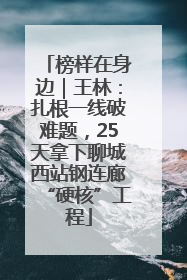 榜样在身边｜王林：扎根一线破难题，25天拿下聊城西站钢连廊“硬核”工程