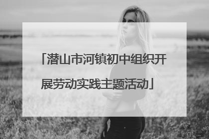 潜山市河镇初中组织开展劳动实践主题活动