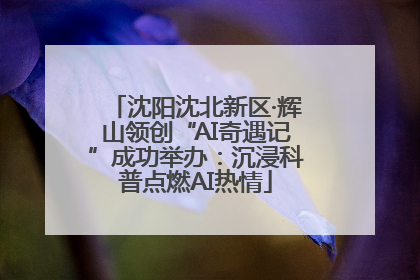 沈阳沈北新区·辉山领创“AI奇遇记”成功举办：沉浸科普点燃AI热情