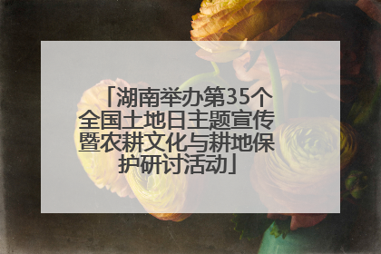湖南举办第35个全国土地日主题宣传暨农耕文化与耕地保护研讨活动