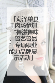菏泽单县羊肉汤参加“鲁滋鲁味、鲁艺鲁品”专项职业能力品牌展示活动