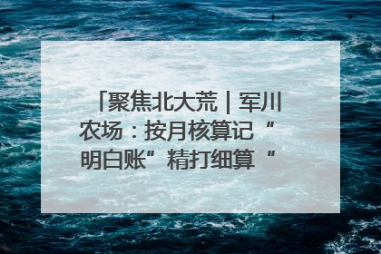 聚焦北大荒｜军川农场：按月核算记“明白账”精打细算“过紧日子”