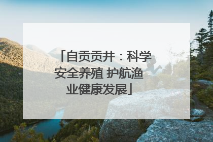 自贡贡井：科学安全养殖 护航渔业健康发展