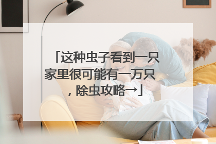 这种虫子看到一只家里很可能有一万只，除虫攻略→
