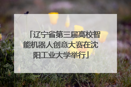 辽宁省第三届高校智能机器人创意大赛在沈阳工业大学举行