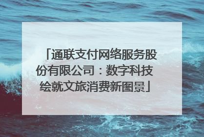 通联支付网络服务股份有限公司：数字科技绘就文旅消费新图景