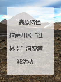 高原特色 拉萨开展“过林卡”消费满减活动