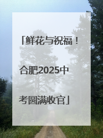 鲜花与祝福！合肥2025中考圆满收官