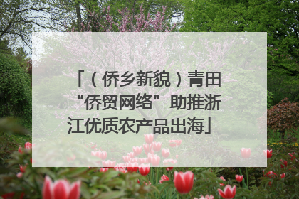 （侨乡新貌）青田“侨贸网络”助推浙江优质农产品出海