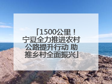 1500公里！宁夏全力推进农村公路提升行动 助推乡村全面振兴