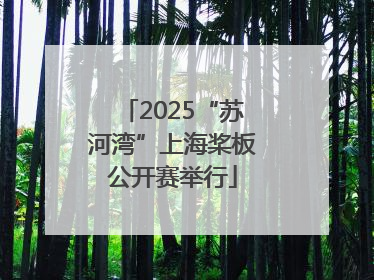 2025“苏河湾”上海桨板公开赛举行