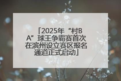 2025年“村BA”球王争霸赛首次在滨州设立赛区报名通道正式启动