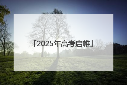 2025年高考启帷