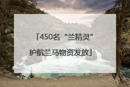 450名“兰精灵”护航兰马物资发放