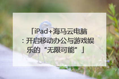 iPad+海马云电脑：开启移动办公与游戏娱乐的“无限可能”